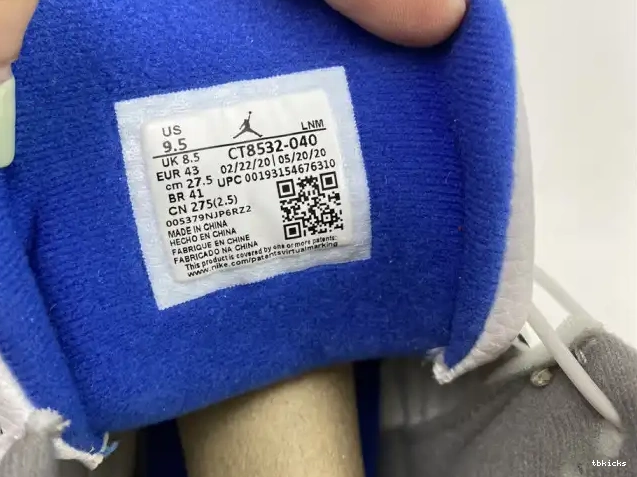 Reps TB CT8532-040 Blue White Jordan 3 Air Retro 0428